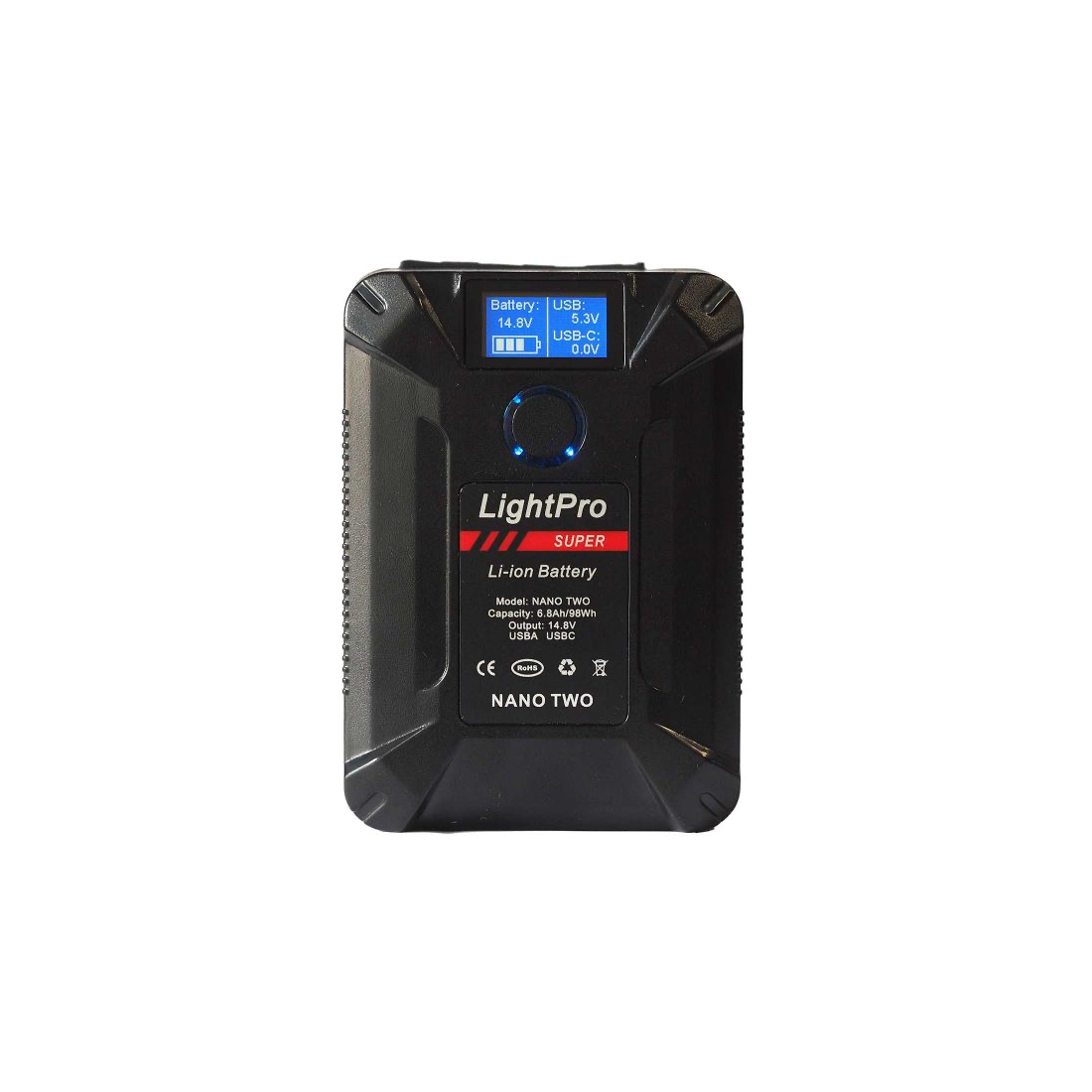 FXLion LightPro NANO TWO Vmount battery